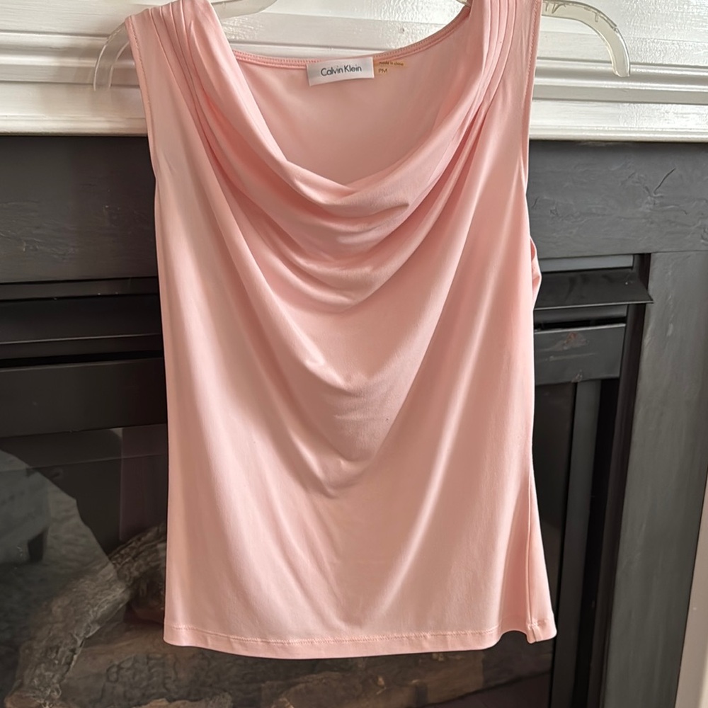 Calvin Klein Soft Pink Sleeveless Top